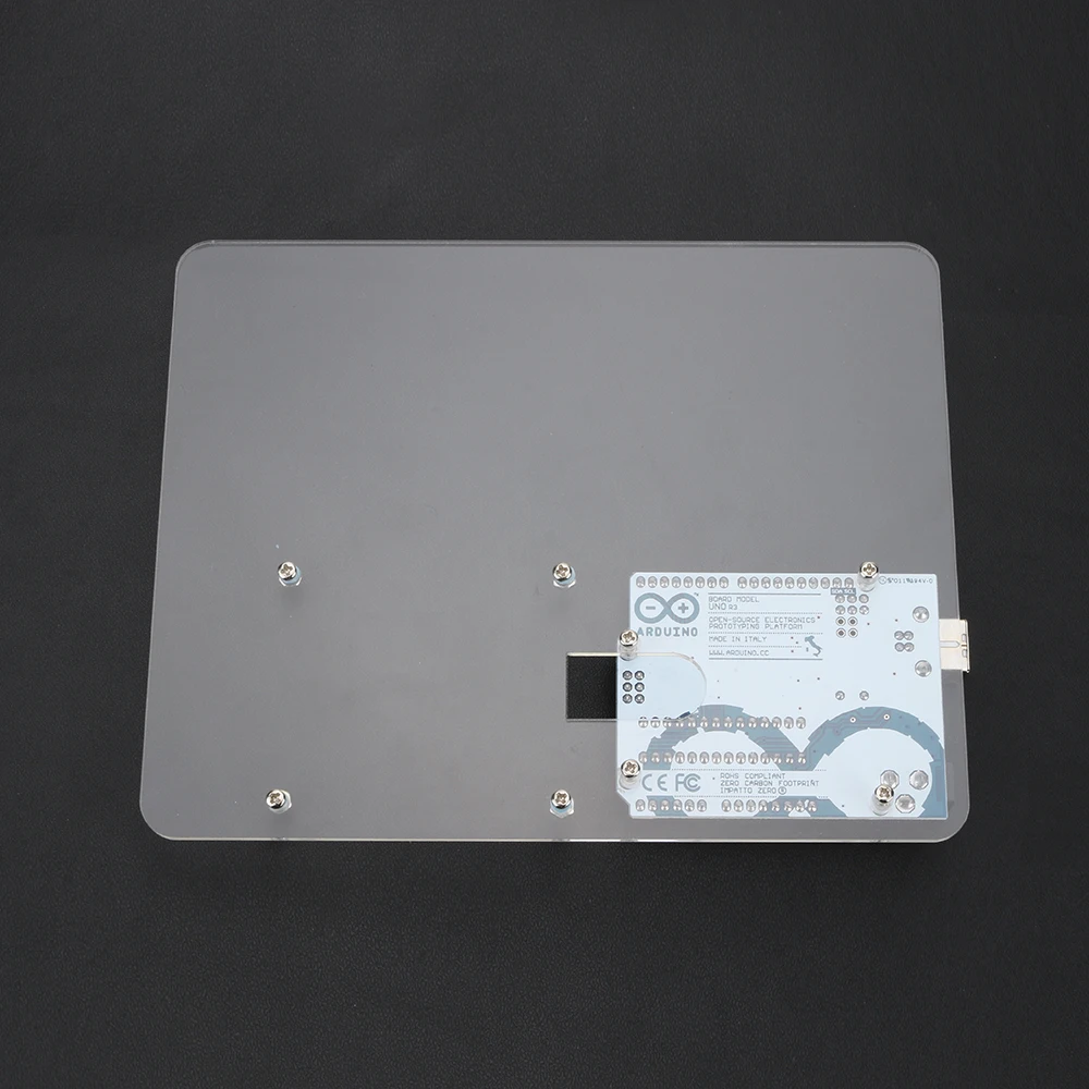Универсальный Arduino UNO экспериментальная платформа V35 Базовая пластина Прозрачный Прозрачная акриловая доска для Arduino UNO основная плата