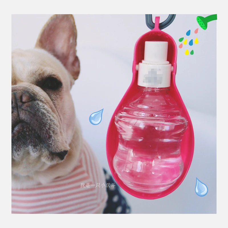 

250ml Portable Pet Dog Cat Water Feeding Drink Bottle Dispenser Pet Portable Water Dispense