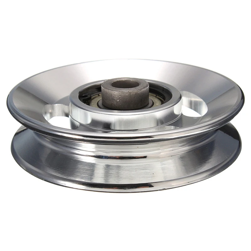 88mm Universal Aluminum Lift Heavy Load Bearing Pulley Wheel Cable Fitness Gym Equipment for Climbing Camping Pulley