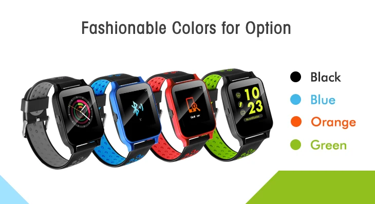 

Smart Watch Waterproof TPU Bracelet Multi Screen UI Display Heart Rate Blood Pressure Monitor Sports Wristband for Android IOS