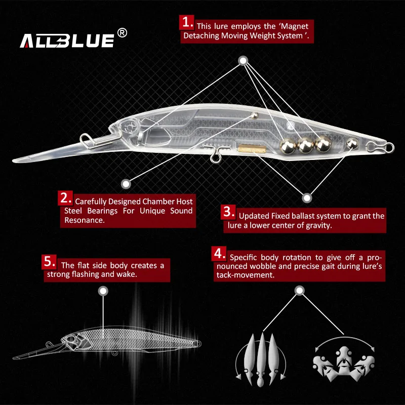 ALLBLUE جديد JERKBAIT المهنية 100DR الصيد إغراء 100 ملليمتر 15.8 جرام تعليق المتذبذب أسماك عمق 2-3 متر باس بايك الطعم MUSTAD السنانير ALLBLUE جديد JERKBAIT المهنية 100DR الصيد إغراء 100 ملليمتر 15.8 جرام تعليق المتذبذب أسماك عمق 2-3 متر باس بايك الطعم MUSTAD السنانير