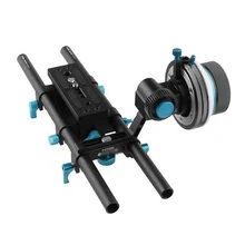 FOTGA DP500IIIS DSLR A/B stops follow focus + 15mm rail Rod Support BasePlate rig