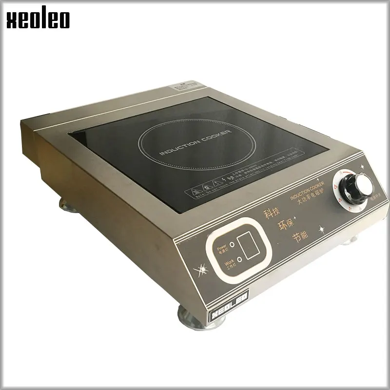 XEOLEO 3500W Induction cooker Commercial Heating Cooker Stainless steel