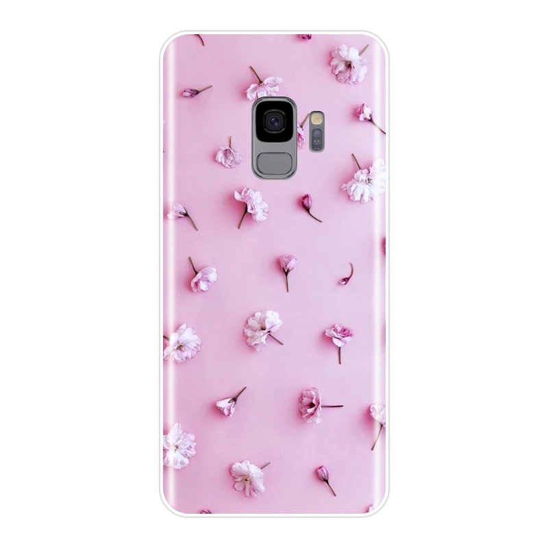 Чехол для Samsung Galaxy Note 4 5 8 9 силиконовая Мягкая задняя крышка с розами S8 S9 Plus S5 S6 S7 Edge