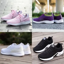 Женская прогулочная обувь; женские кроссовки из дышащей сетки; удобная спортивная обувь; сапатилхас мульер; Zapatos De Mujer