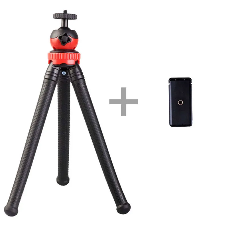 Flexible Octopus Tripod Mobile Phone Holder Adapter for iPhone Samsung DSLR Camera Stand Holder Tripod For Gopro Nikon (1)