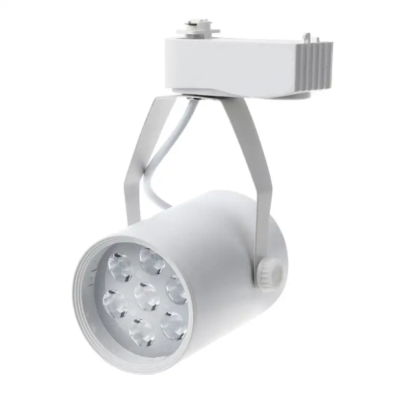 

LED Track Lamp 7W AC 86-220V 2835 Led White Downlights Surface Mounted Ceiling Cabinet Spot Light 360 Degree Rotation #LO