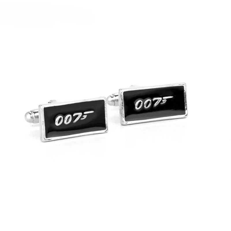 Модная новинка James Bond Movie мужские ювелирные изделия Запонки Для Манжет рубашки