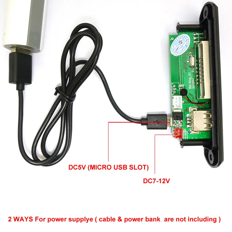 Беспроводной Bluetooth 12V 5V Micro USB микрофон 3,5 мм AUX аудио выход для наушников/APE/FLAC MP3 WMA декодер доска аудио модуль USB TF радио для автомобиля