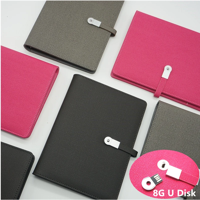 Creative Notebook Travel Journal Refillable Planner with 8G Flash Drive