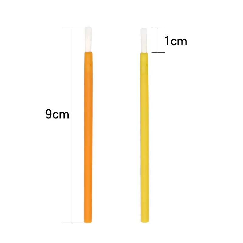 

Many color disposable white nylon hair 50pcs/bag eyeliner brush eyelashes brush applicator lipstick brushes in make up