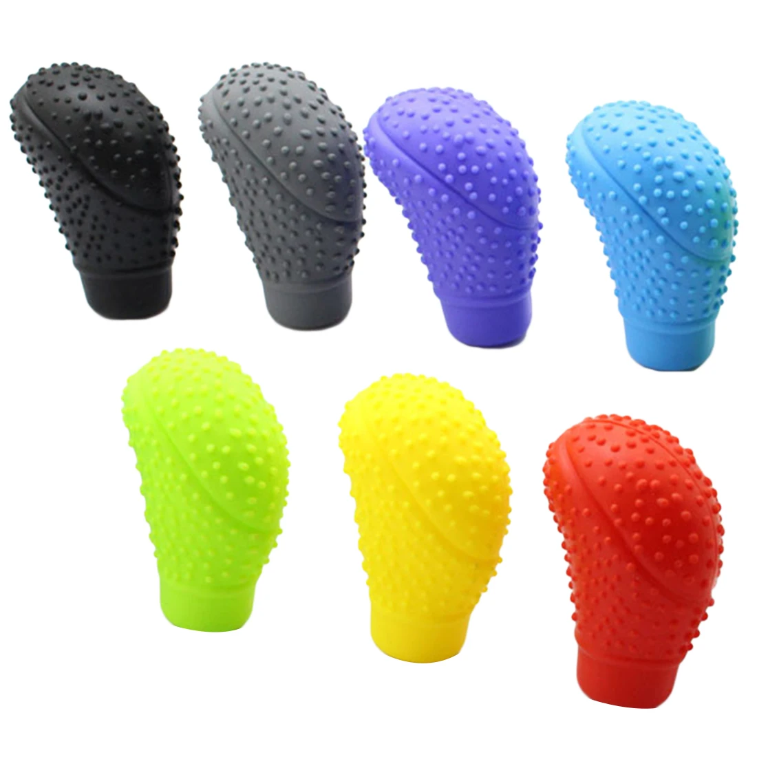 

Dewtreetali Hot Sale 1Pcs Gear Shift Collars SD Antislip Soft Silicone Truck Car Gear Shifter Shift Lever Knob Cover