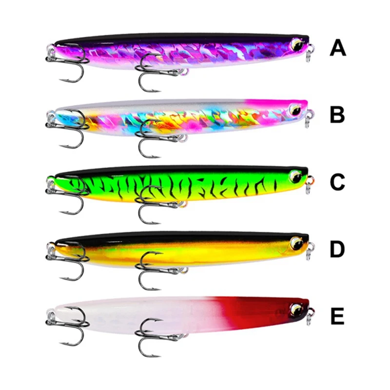 

1PCS Lifelike Wobbler Tackle Crankbait Plastic Artificial Hard Baits Treble Fishing Hooks 127mm 18g