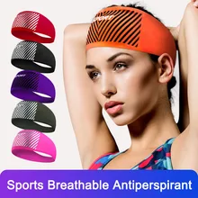 Повязка на голову Абсорбирующая Налобная повязка от пота дышащая Для Спорт бег Велоспорт ASD88