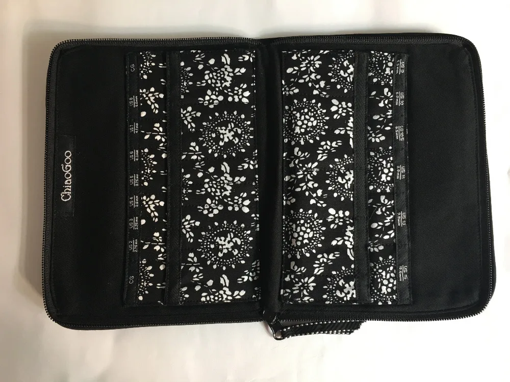 التجميل حقيبة الطباعة للتبادل إبرة حقيبة تخزين إبرة حالة للتريكو و فرشاة للمكياج 25.3 سنتيمتر * 15.3 سنتيمتر