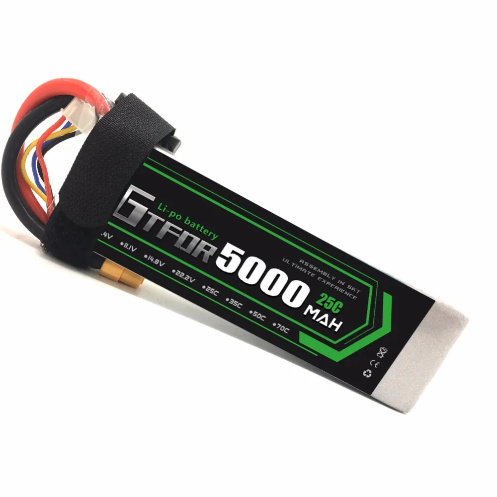 Аккумулятор Lipo 5S 18 5 в 5000 мач 25C для игрушек с дистанционным управлением