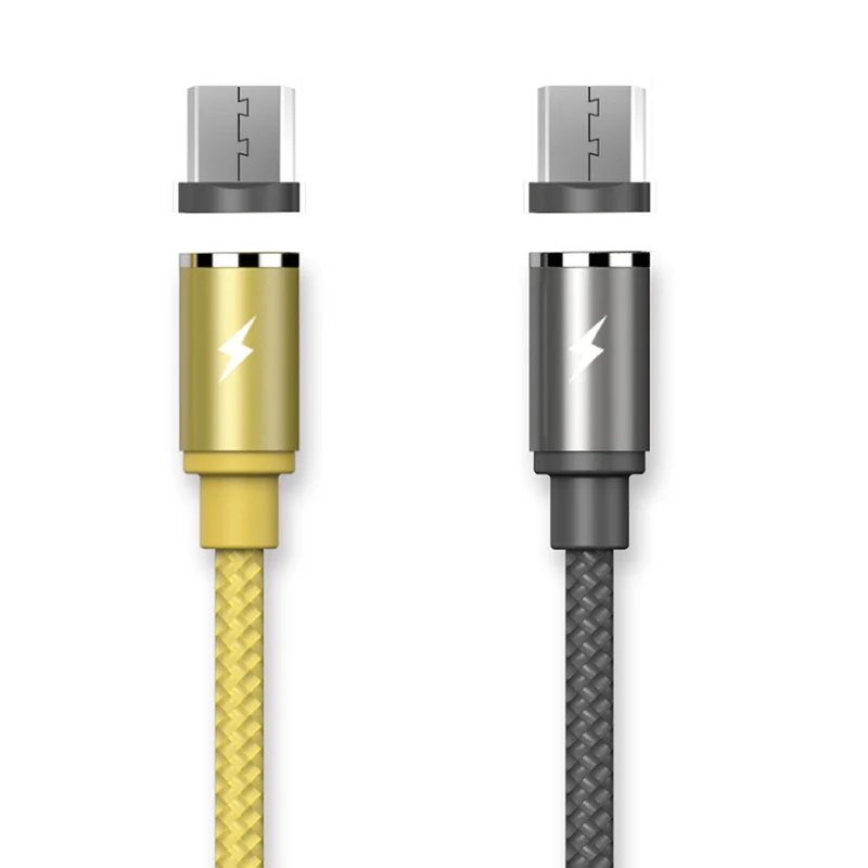 Магнитный кабель micro usb Remax со светодиодной подсветкой для samsung S7 xiaomi зарядный 8