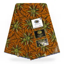 Африканская восковая ткань africanTEX восковая печатная ткань хлопчатобумажная африканская Ткань 6 ярдов H18012501