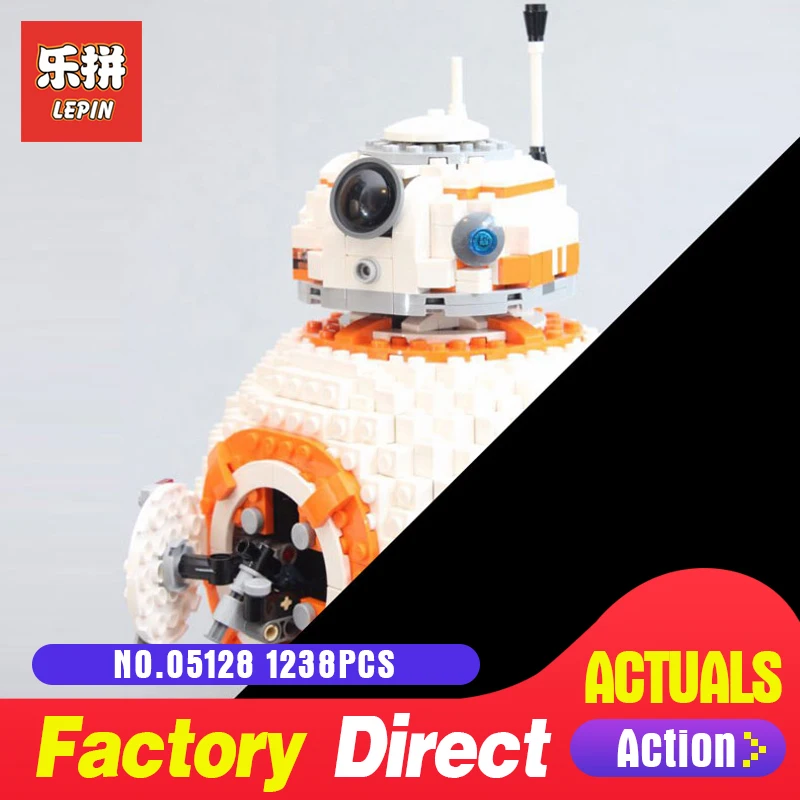 

lepin 05128 star series bb8 robot 75187 model LegoINGlys Building kits Blocks Bricks toys for boys toys for Children gift Wars