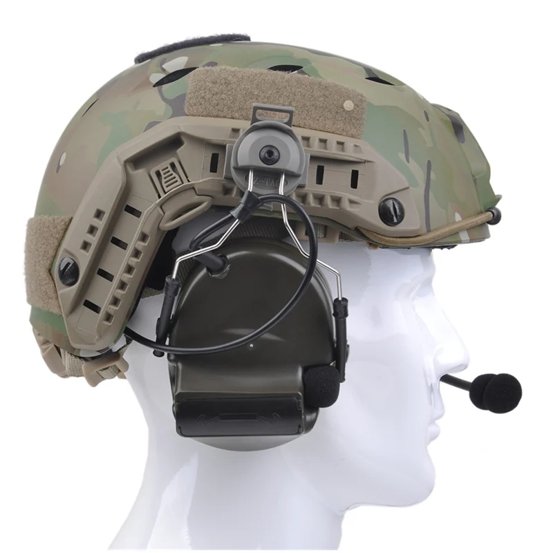 Гарнитура Z Tactical Softair авиационная гарнитура Comtac ii для быстрых шлемов и пелторов
