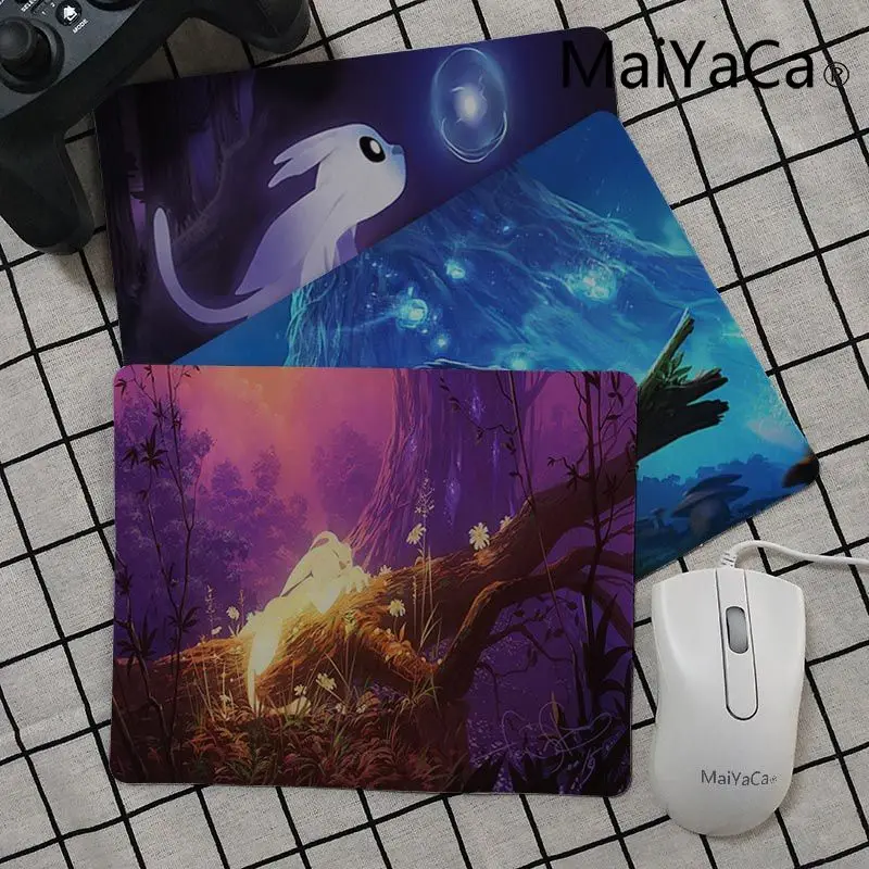 

MaiYaCa New Arrivals ori and the blind forest Gamer Speed Mice Retail Rubber Mousepad Hot selling Pictures DIY Custom Mousepad