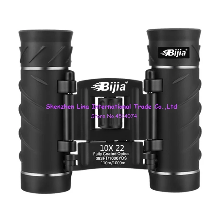 

BIJIA 10x22 binoculars high-definition night vision pocket non-infrared military portable pocket