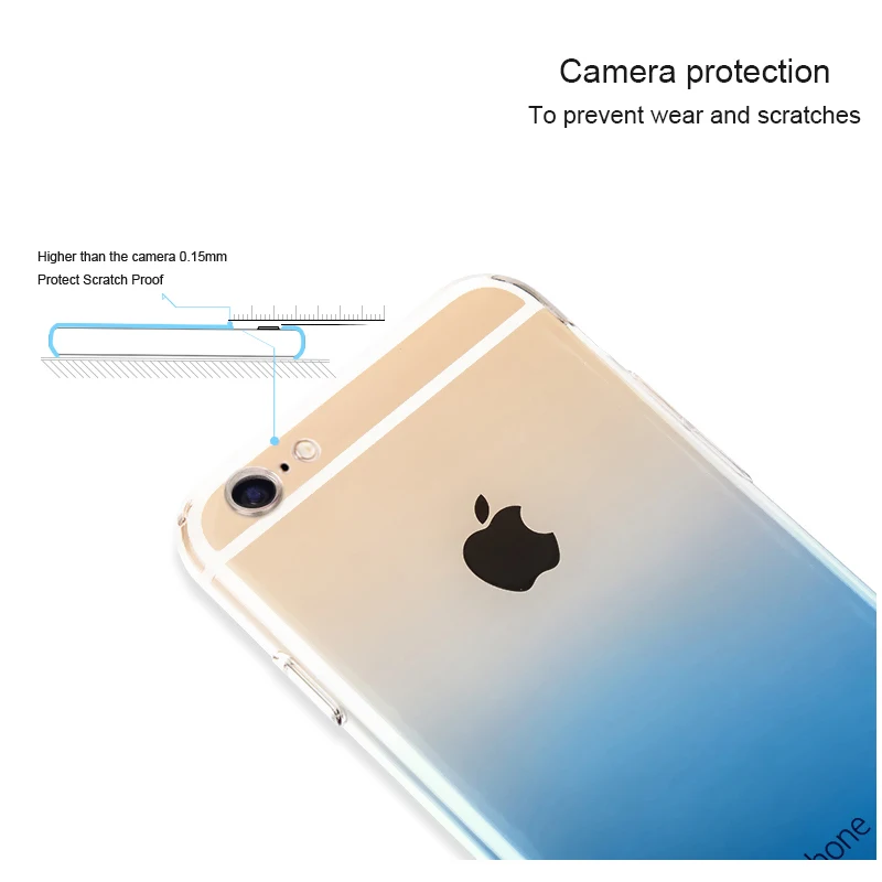 Suntaiho Phone Case For iPhone 7 Plus Hard Ultra thin Color Gradient Phone Case Cover For iPhone 6 6S Plus Protective Shell Case Suntaiho Phone Case For iPhone 7 Plus Hard Ultra thin Color Gradient Phone Case Cover For iPhone 6 6S Plus Protective Shell Case
