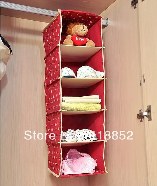 Homebeauty 4 5 Shelf Closet Organizer Wardrobe Storage Clothes Bin Homebeauty 4 5 Shelf Closet Organizer Wardrobe Storage Clothes Bin Bag Box Container Hanging
