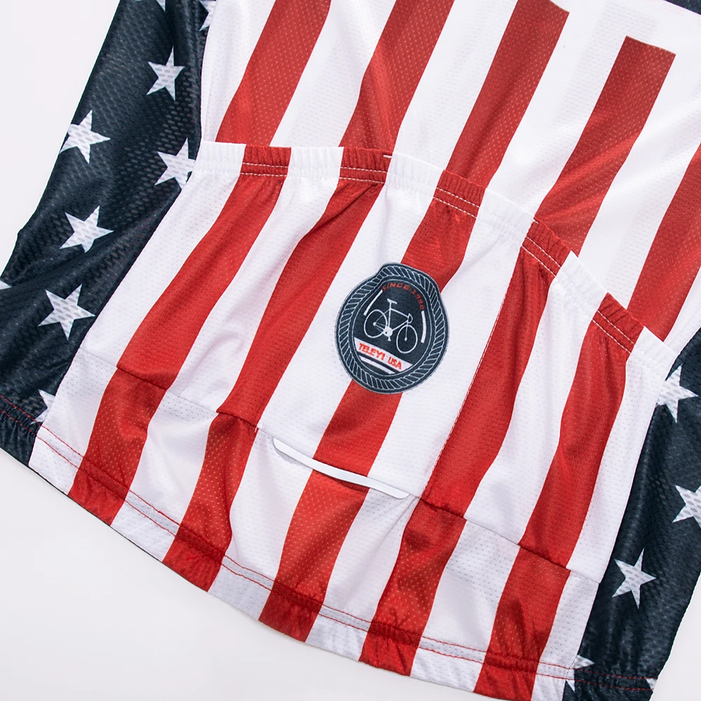 Мужские футболки с длинным рукавом в американском стиле для велоспорта, топы для велоспорта, одежда для велоспорта, Ropa Ciclismo MTB Bike, футболка с флагом США, S-4XL