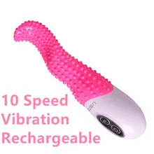 Tongue Licking G spot Vibrator Clitoris Massage Sex Toys For Women Masturbation 10 Speed Vibrating Wand Vagina Pussy Stimulation