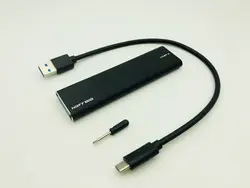 USB 3,1 M.2 NGFF SSD корпус Тип C мобильный жесткий диск окно адаптера внешний корпус для m2 SSD USB 3,1 чехол 2242/2260/2280