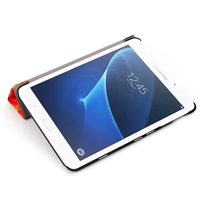 100 шт. PU кожаный чехол для Samsung Galaxy Tab 7.0 T280 T285 7 "Планшеты + Экран протектор