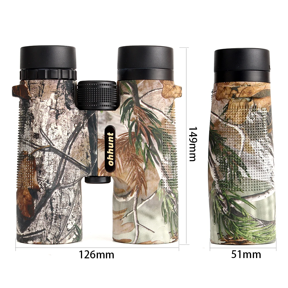 Охотничий Камуфляжный бинокль ohhunt B2 10X42 водонепроницаемый Fogproof телескоп с