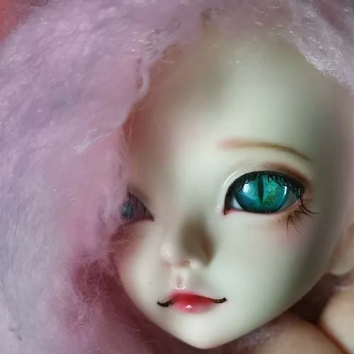 Bjd глаза кошки глаза зеленый сверкающий глаз 1/4 1/3 девочка мальчик bjd 1/6 1/8 кукла аксессуары для BJD/SD MSD круглая акриловая BJD кукла - Цвет: blue cat eye