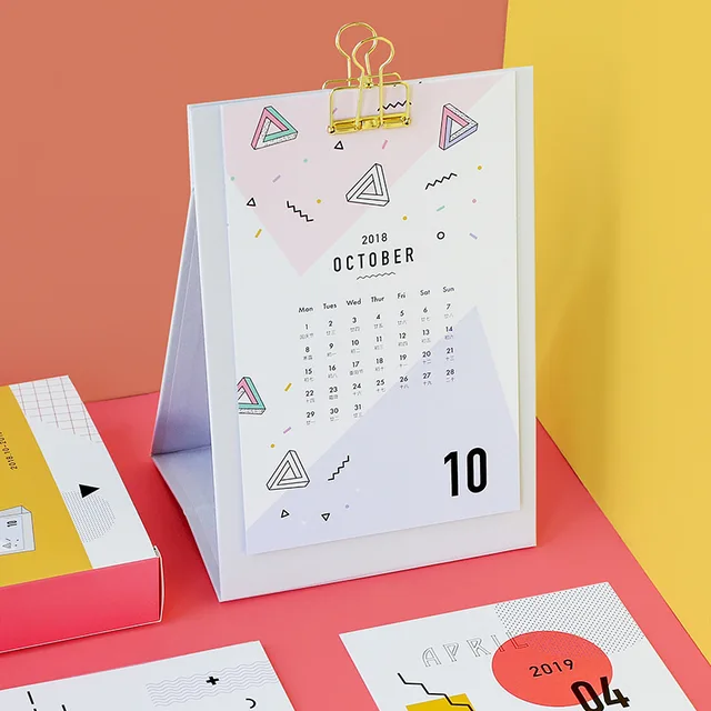 cool desk calendar creative creative design 2019 desk calendar 1421cm table paper with metal clip cool stationery cool desk calendar creative creative design 2019 desk calendar 1421cm table paper with metal clip cool stationery