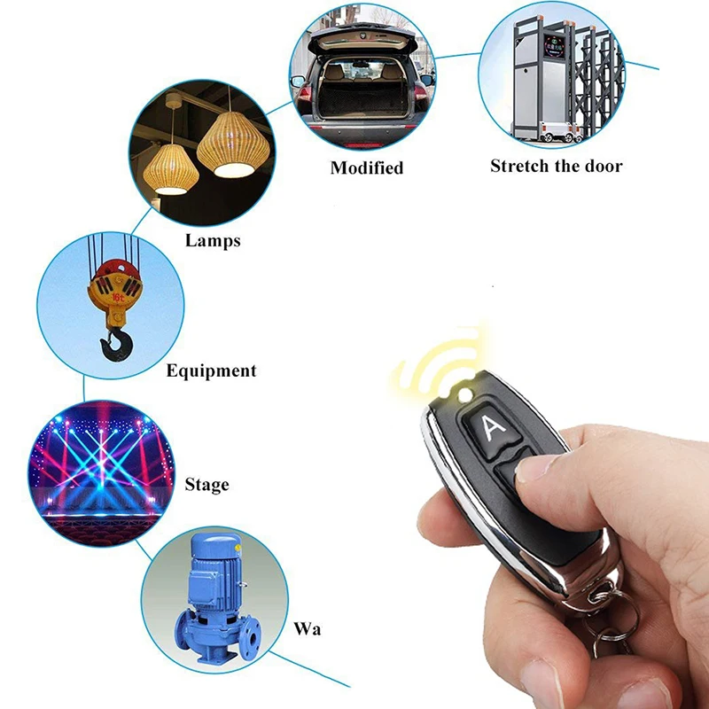 kebidu-Wireless-Universal-Remote-Control-433Mhz-Switch-AC-220v-110V-120V-Relay-Receiver-Module-RF