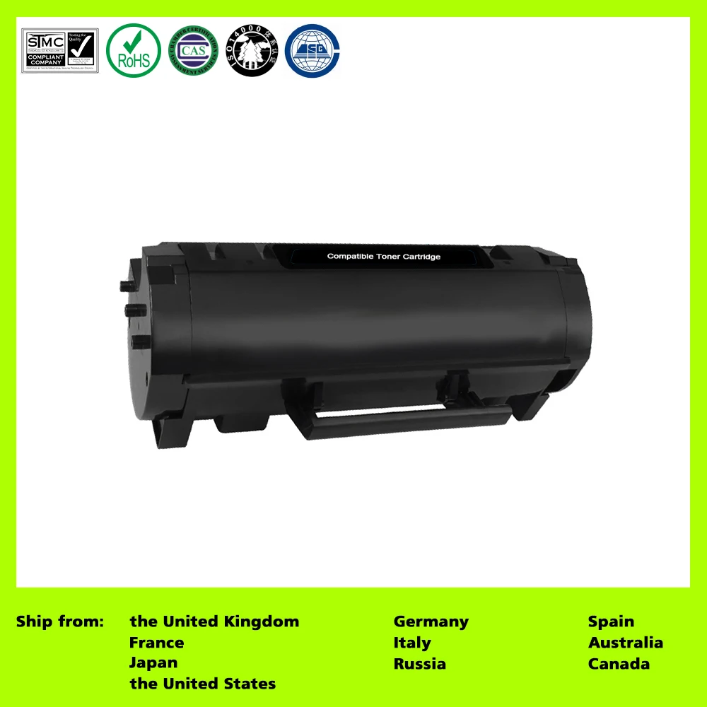 Compatible for 60F1H00 60F1000 601H 60F2H00 60F2000 602H (1 Pack Black ...