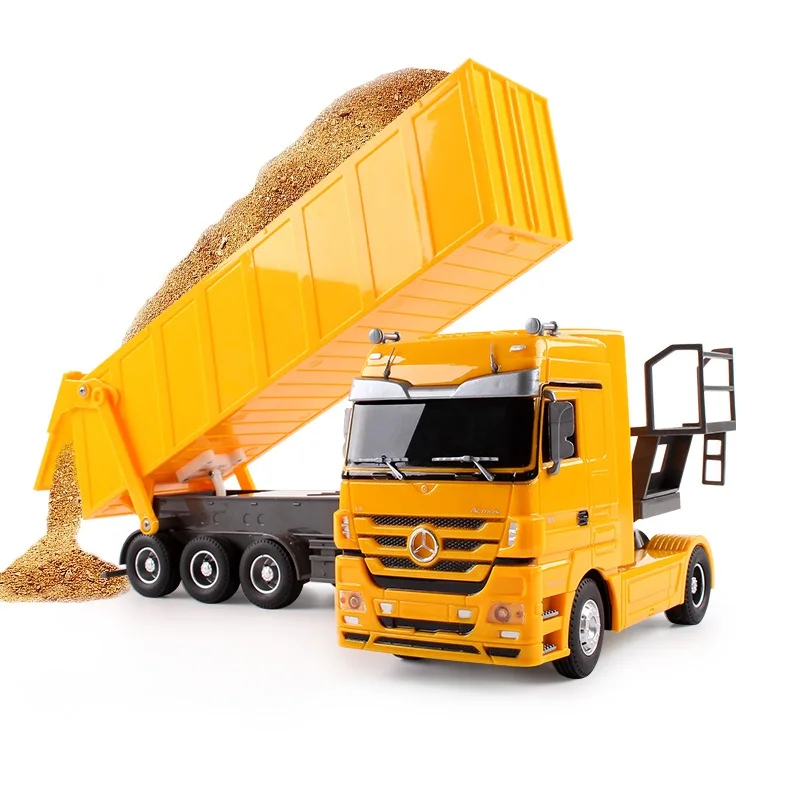 RC Truck 1 32 Dumper 10 Wheel Tilting Cart Radio Control Tip Lorry Auto Lift Engineering