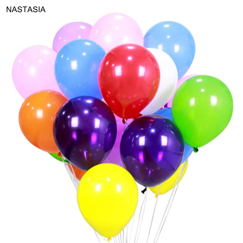 

100pcs Pearl 10 inch 2.2 grams of thickened balloon, marriage room layout wedding birthday party balloon decoration