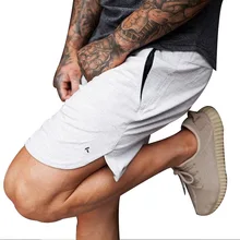 Vogue приятно Vogue Для мужчин Фитнес Для мужчин Повседневное Модные Шорты хлопковые дышащие простые Пляжные шорты Костюмы