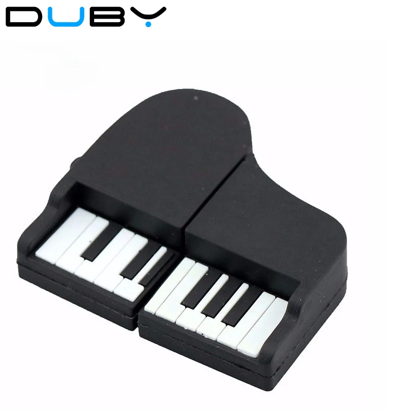 pendrives cartoon piano model usb 2.0 usb flash drive pen drive 4gb 8gb 16gb 32gb 64gb Silicone u disk