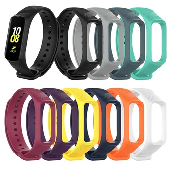 

New Silicone One-piece Twill Watchband Strap For Samsung Galaxy Fit e / SM-R375 Watch Band Wrist Bracelet Straps