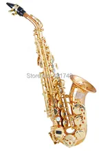 Professional Bb Tone Soprano sax Brass Material with Foambody case Shipping time 8-13 days Woodwind instruments