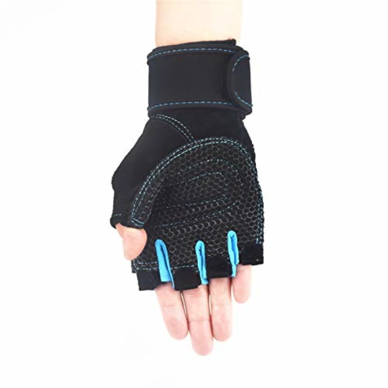 Runature antiderrapante metade dedo luvas de pesca