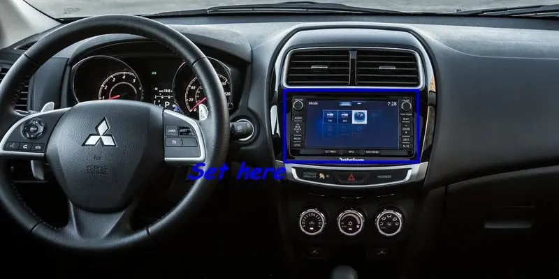 Liandlee 2din для Mitsubishi RVR 2010~ автомобильный радиоприемник для Android плеер с gps-навигатором карты HD Touch стерео медиа ТВ без CD DVD