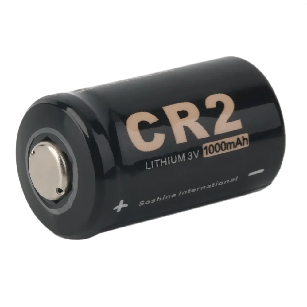 2 шт CR2 3,0 V 1000 mAh Защищенный Перезаряжаемые Батарея+ чехол для Soshine Новые