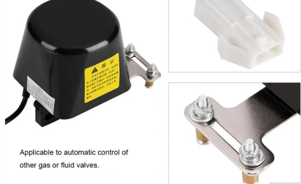 DC8V-DC16V Автоматический манипулятор запорный клапан для сигнализации отключение газа водопровод устройство безопасности для кухни и ванной комнаты