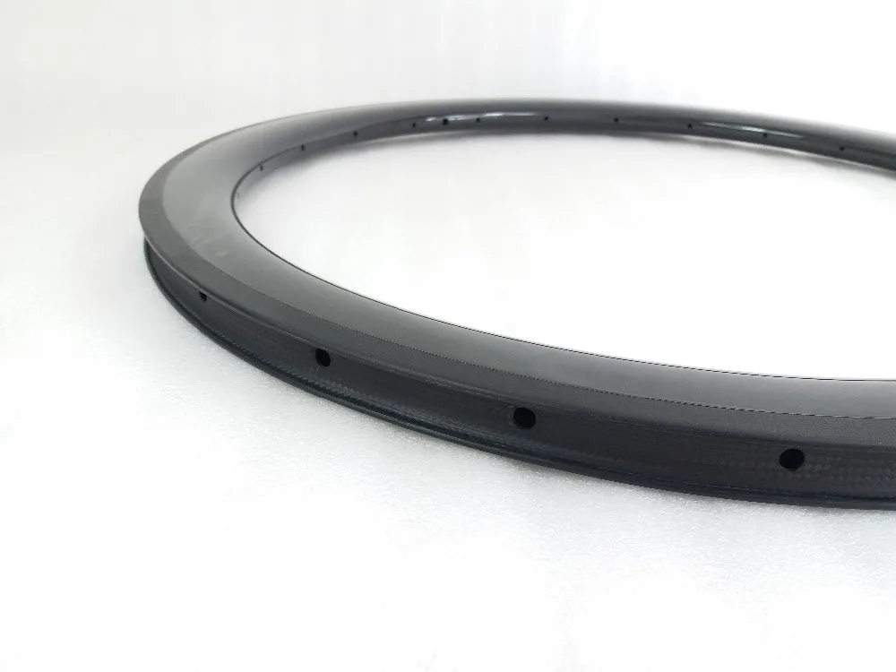 Best 700c 50mm clincher U shape road bike carbon rim 50C 25mm wide basalt brake track UD 3K matte glossy 16 18 20 21 24 28 32 Holes 5