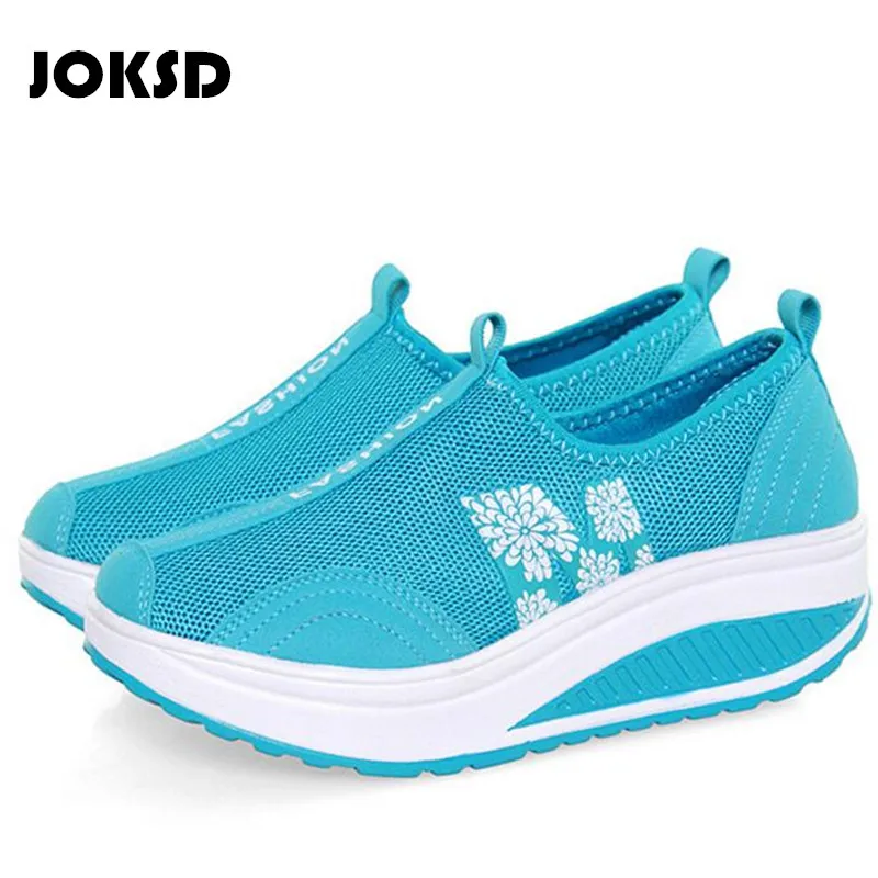 

JOKSD Women Running Shoes 2018 Female Light Sports Shoes Breathable Non Slip Walking Shoes Outdoors Sneakers For Women W37