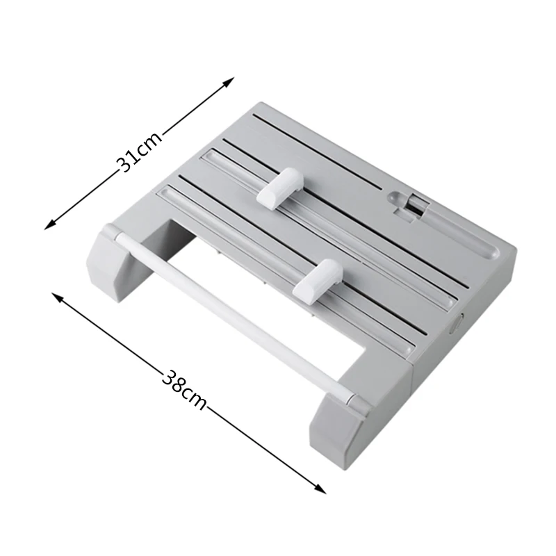 Держатель для пленки Clinf, настенный держатель для бумажных полотенец и диспенсер из оловянной фольги, аксессуары для хранения, кухонный органайзер, 38x8,5x31 см - Цвет: C 26x10.8x1.2cm